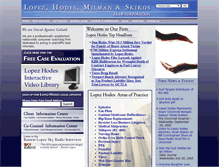 Tablet Screenshot of lopez-hodes.com